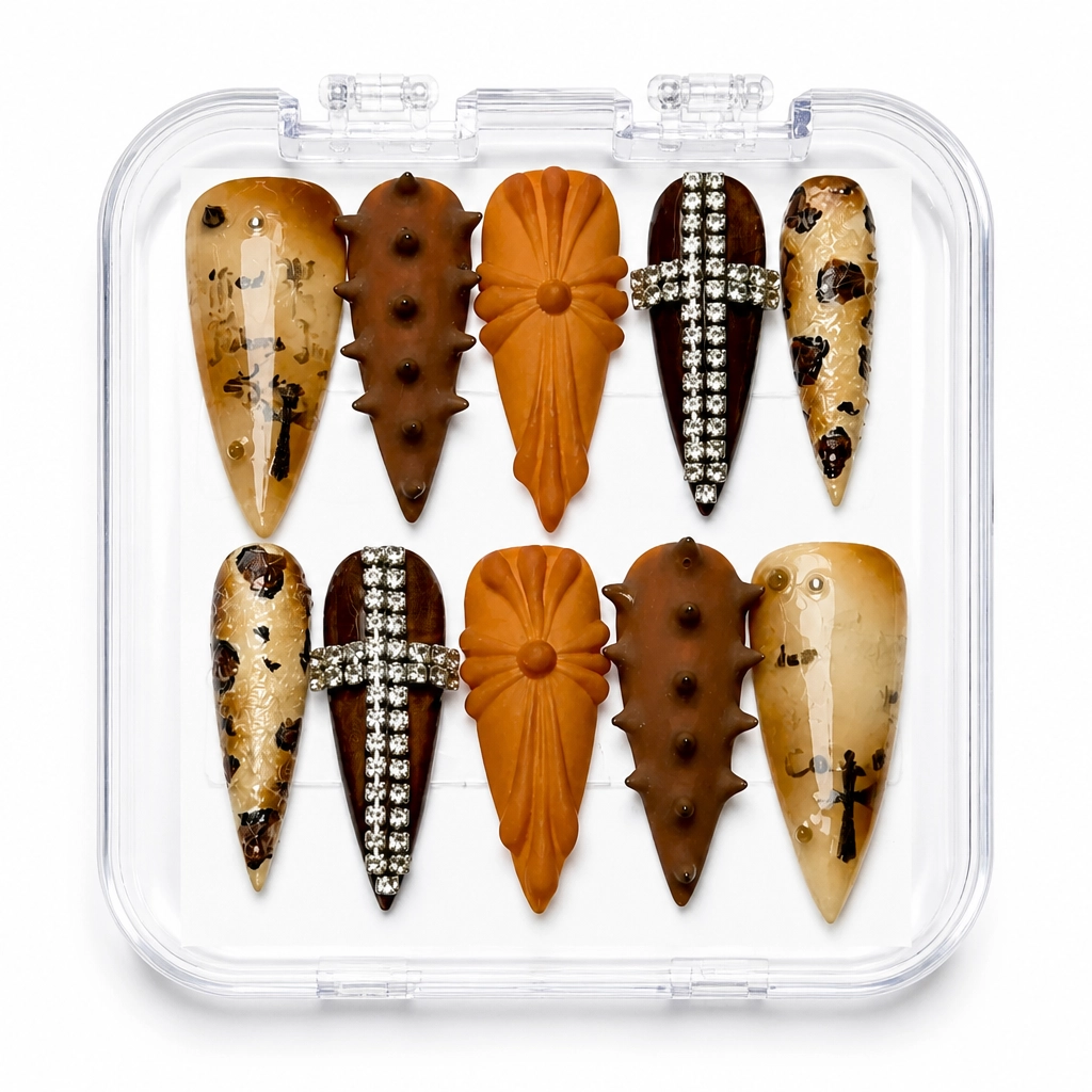 Press-on Nails Wholesale $9.90 Autumn Luxe by Yabe Vietnam