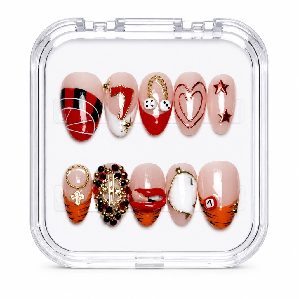 Press-on Nails Wholesale $9.90 Heartfelt Glam by Yabe Vietnam