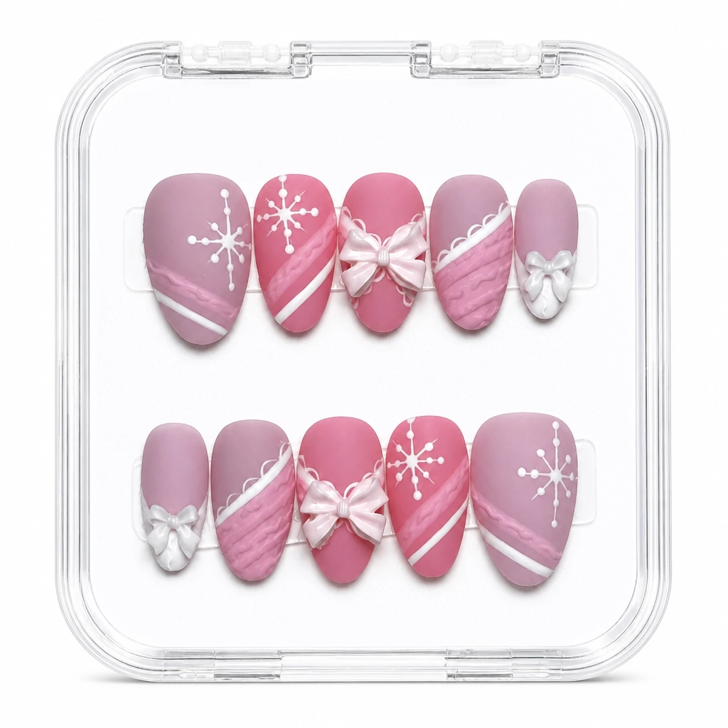 Press-on Nails Wholesale $9.90 Festive Elegance by Yabe Vietnam