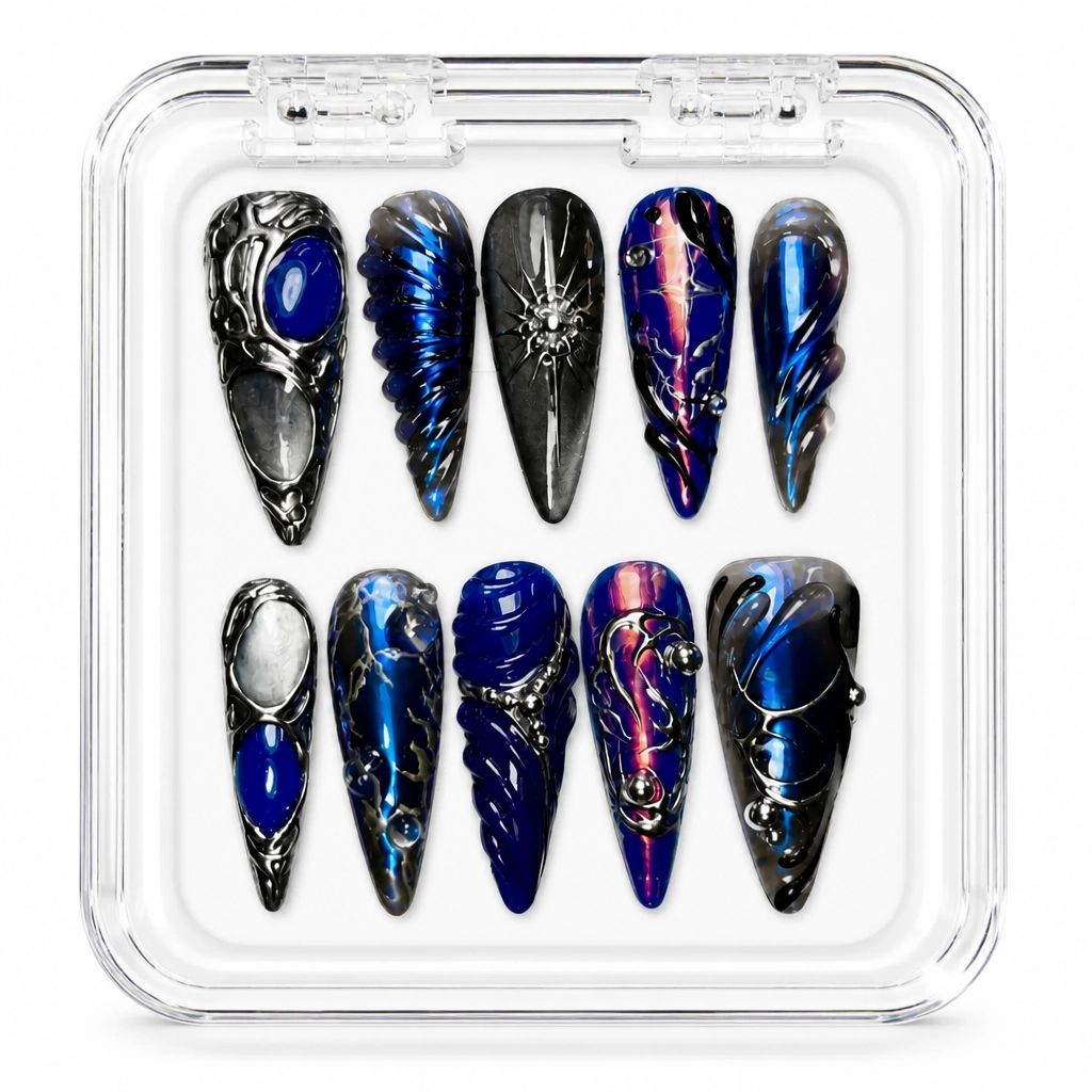Press-on Nails Wholesale $9.90 Cosmic Prism by Yabe Vietnam