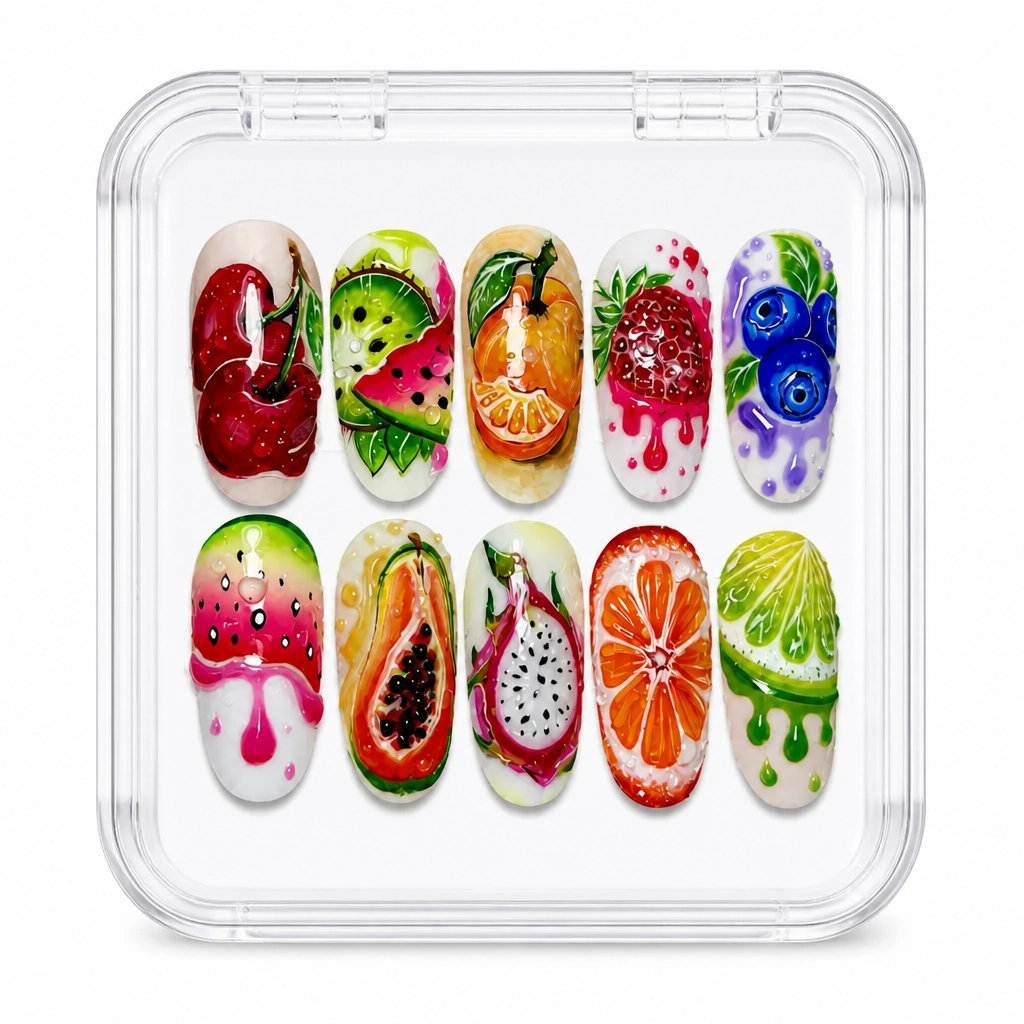 Press-on Nails Wholesale $9.90 Tropical Oasis by Yabe Vietnam