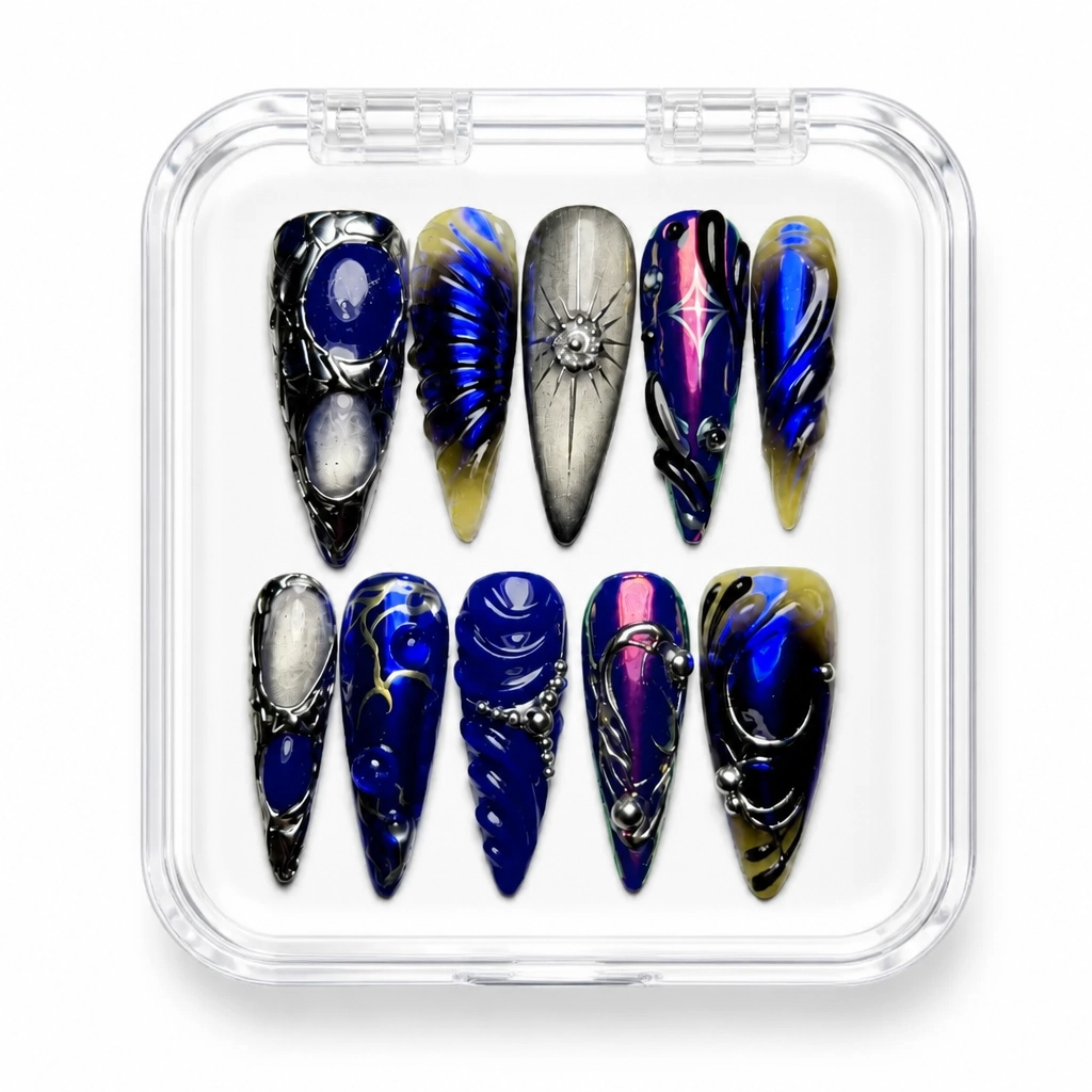 Press-on Nails Wholesale $9.90 Celestial Glimmer by Yabe Vietnam