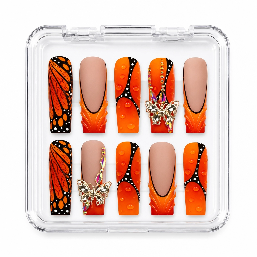 Press-on Nails Wholesale $9.90 Monarch Elegance by Yabe Vietnam
