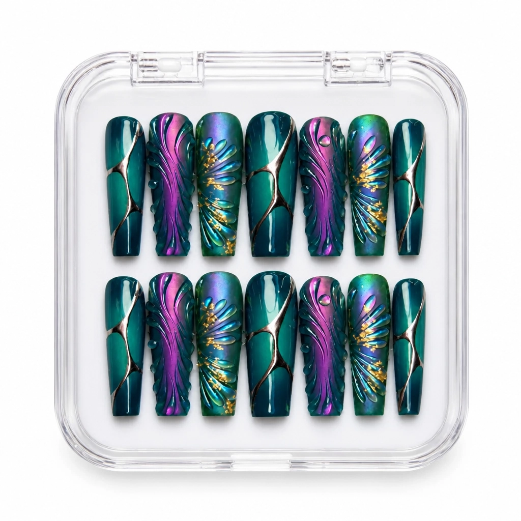 Press-on Nails Wholesale $9.90 Twilight Aurora by Yabe Vietnam