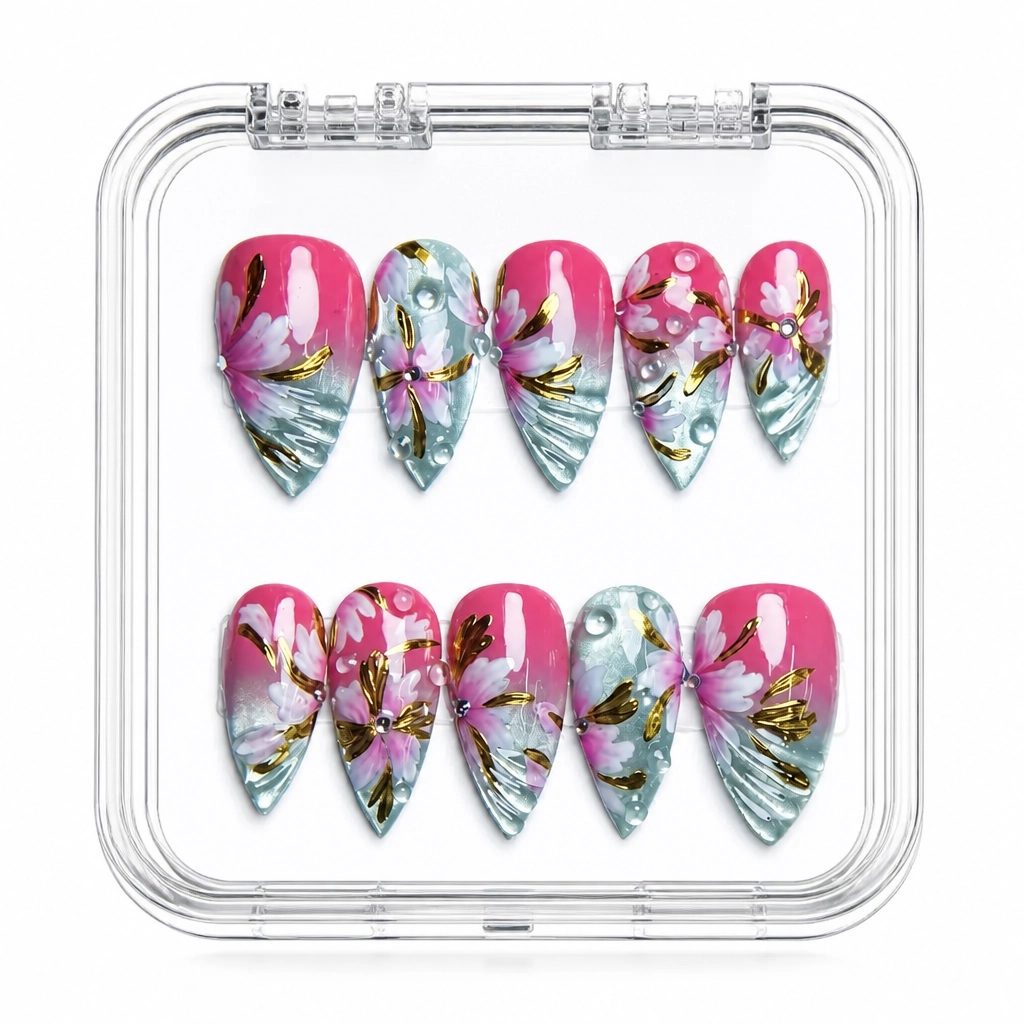 Press-on Nails Wholesale $9.90 Satin Luxe Stiletto by Yabe Vietnam