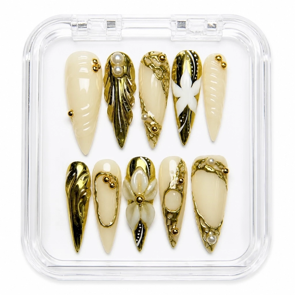 Press-on Nails Wholesale $9.90 Obsidian Luxe by Yabe Vietnam