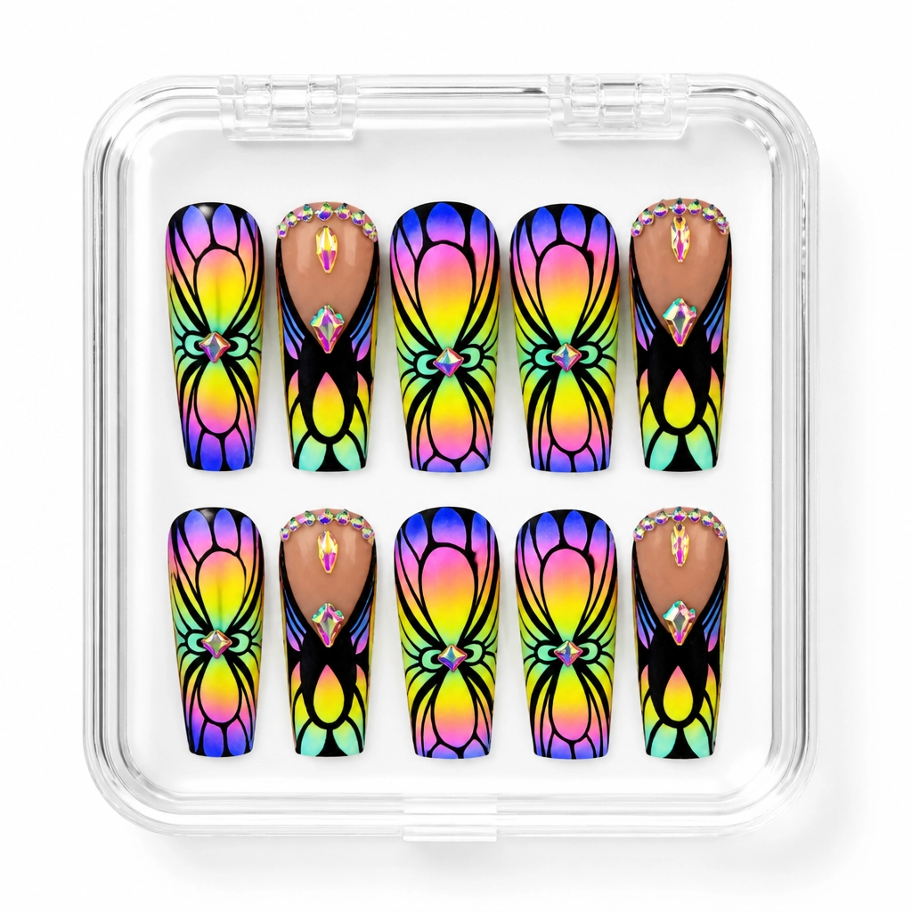 Press-on Nails Wholesale $9.90 Butterfly Dreams by Yabe Vietnam