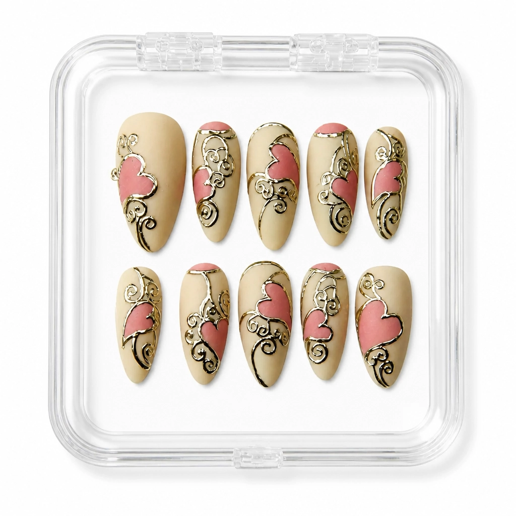 Press-on Nails Wholesale $9.90 Cupid's Charm by Yabe Vietnam