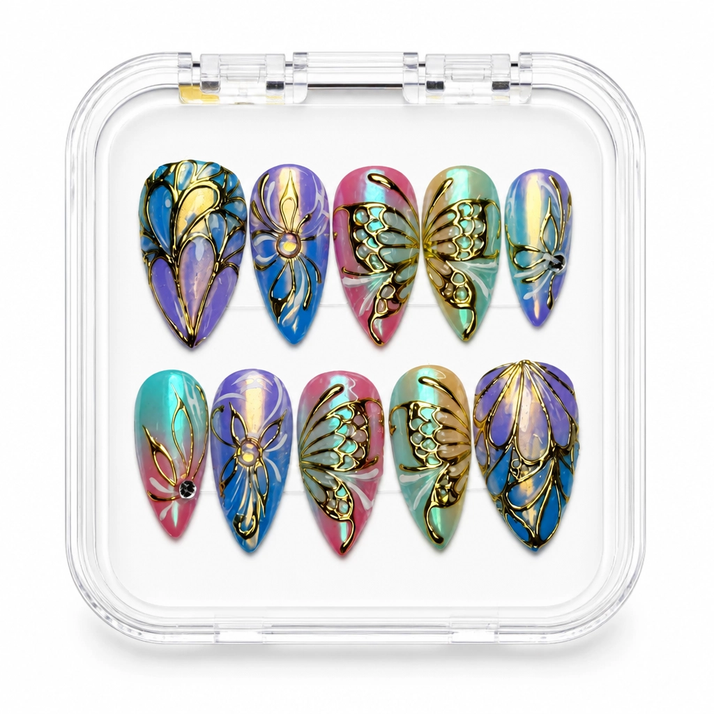 Press-on Nails Wholesale $9.90 Celestial Charm by Yabe Vietnam