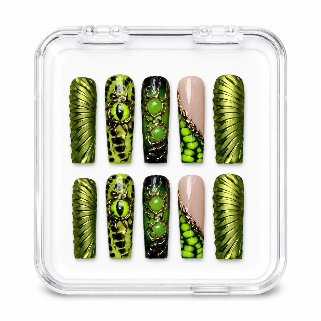Press-on Nails Wholesale $9.90 Neon Jungle Luxe by Yabe Vietnam