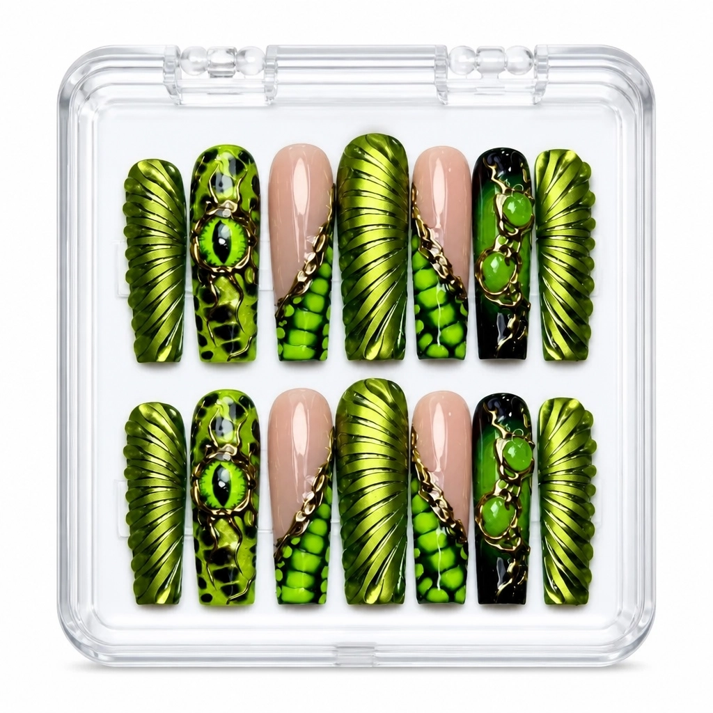 Press-on Nails Wholesale $9.90 Venomous Luxe by Yabe Vietnam
