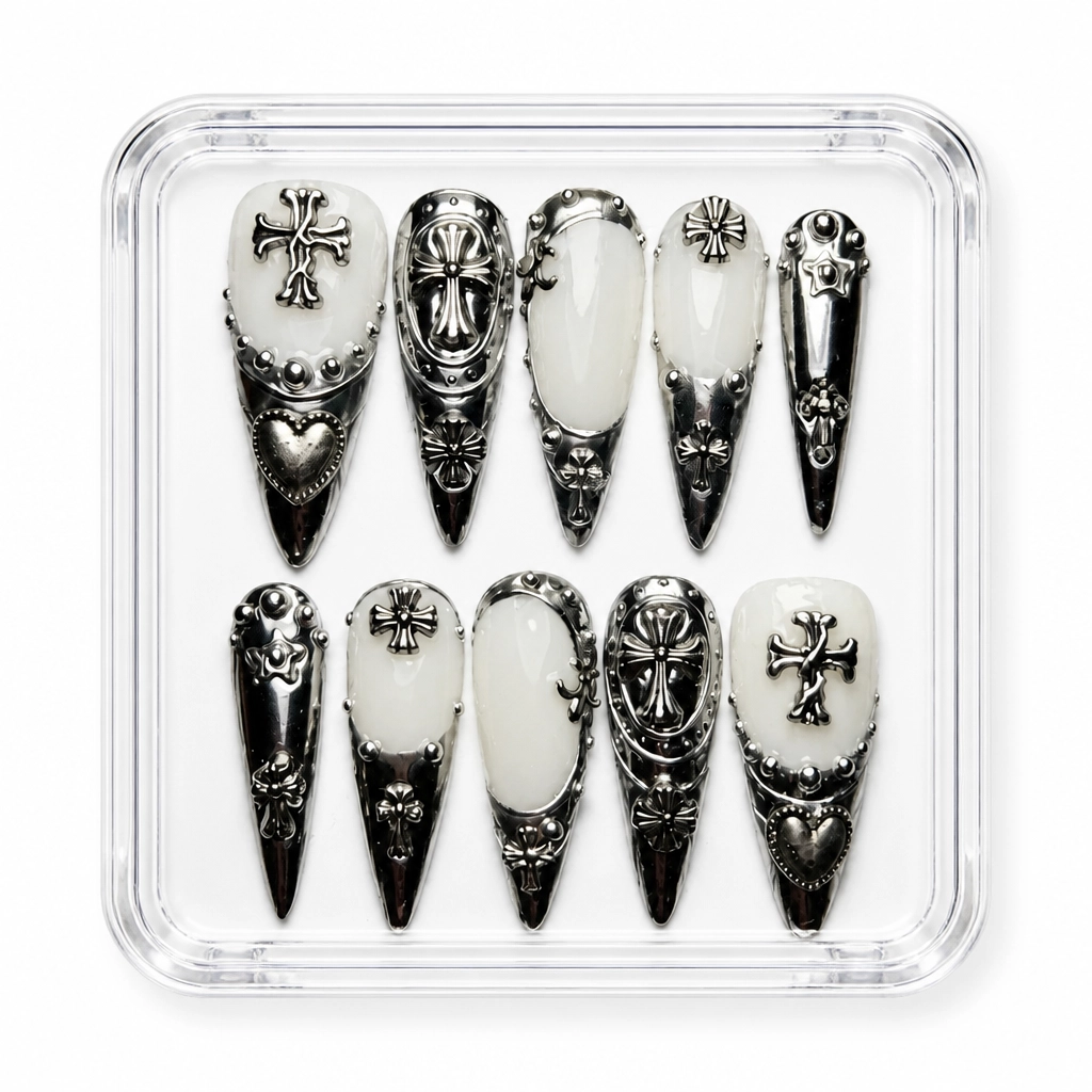 Press-on Nails Wholesale $9.90 Baroque Elegance by Yabe Vietnam
