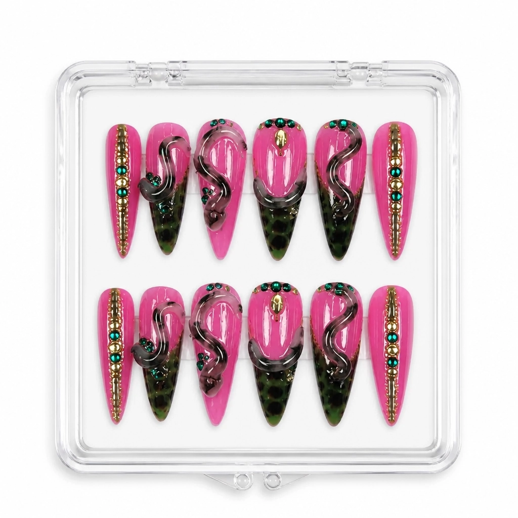Press-on Nails Wholesale $9.90 Emerald Velvet by Yabe Vietnam