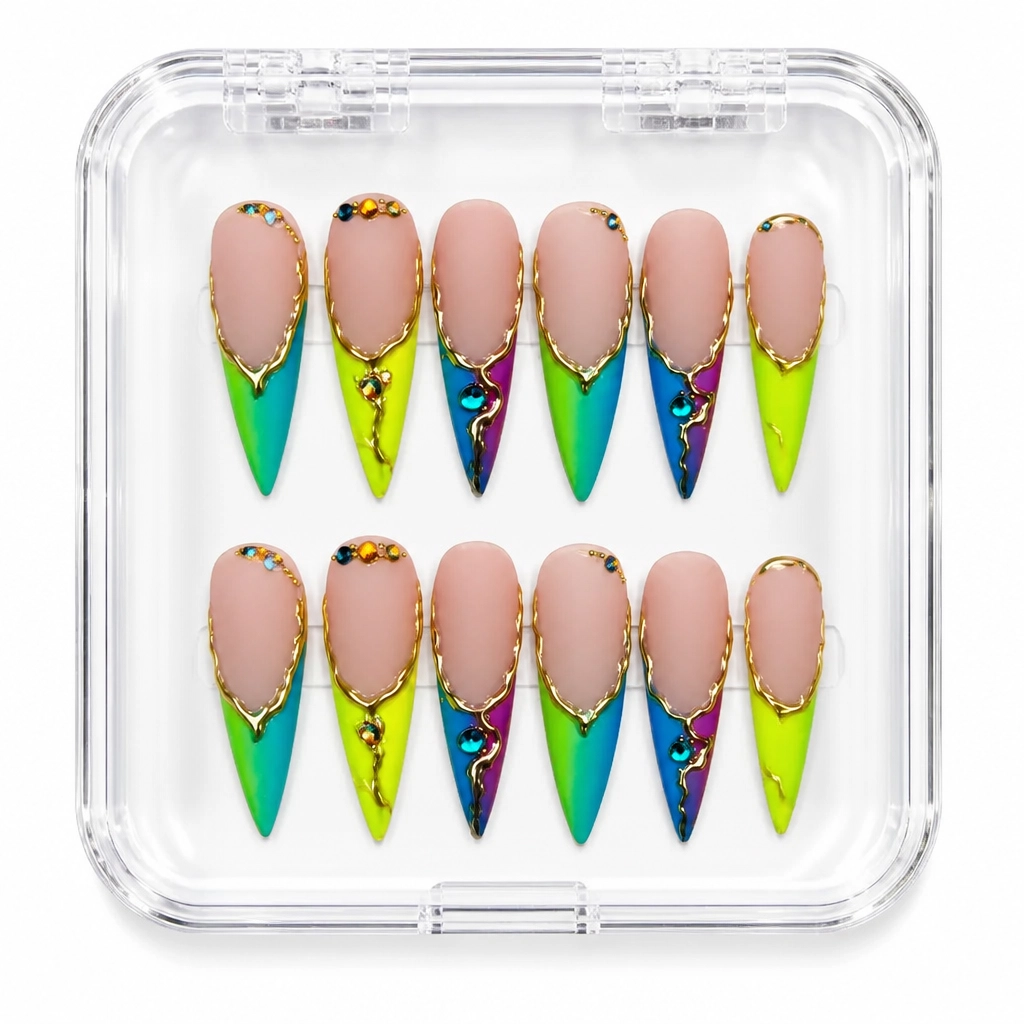 Press-on Nails Wholesale $9.90 Velvet Glam by Yabe Vietnam