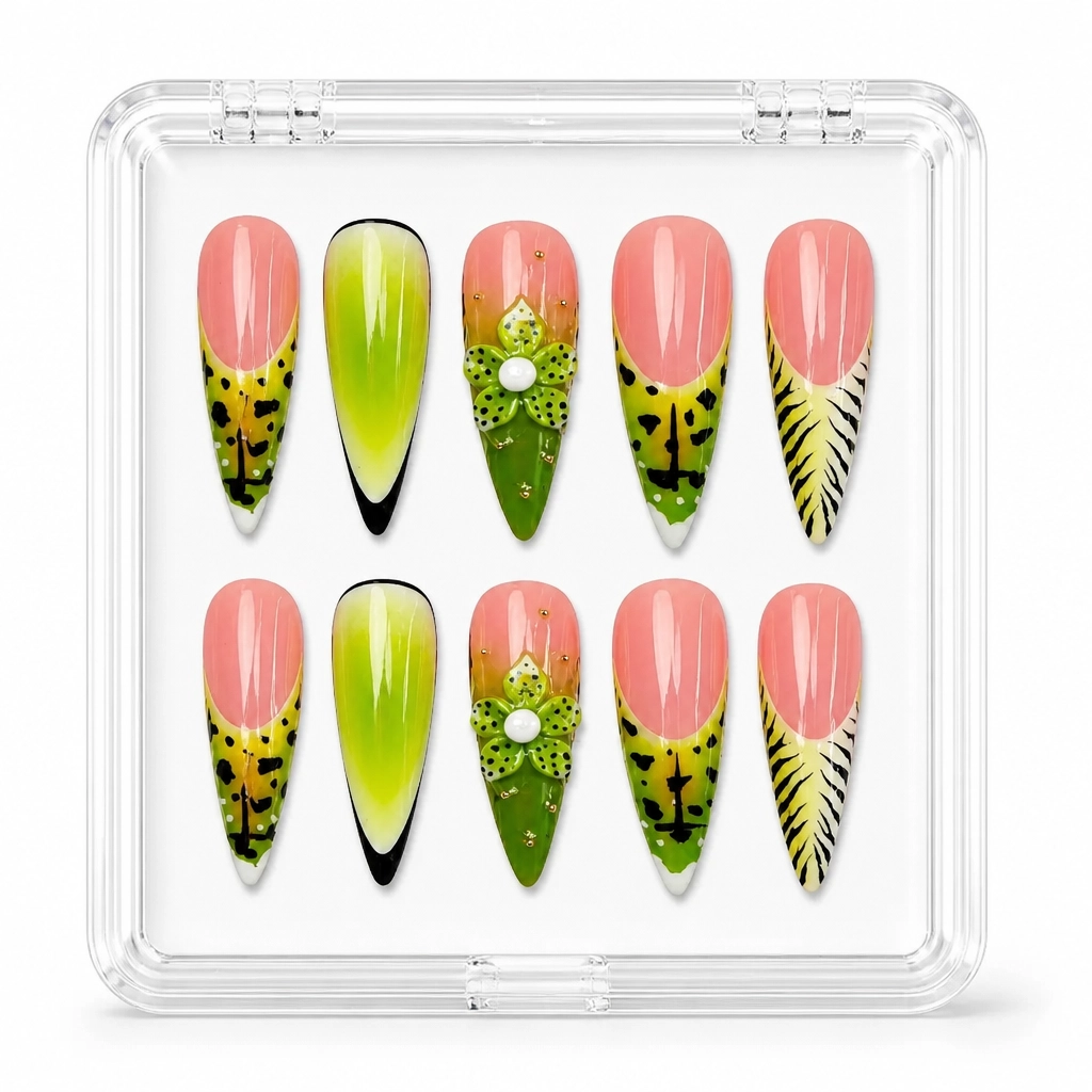 Press-on Nails Wholesale $9.90 Tropical Luxe by Yabe Vietnam