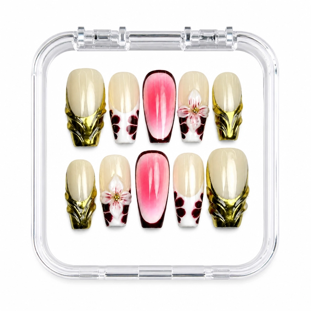 Press-on Nails Wholesale $9.90 Blossom Luxe by Yabe Vietnam
