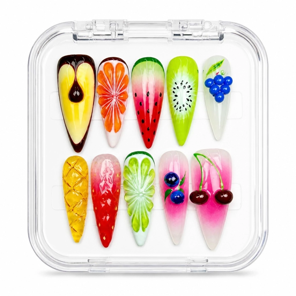 Press-on Nails Wholesale $9.90 Citrus Blossom by Yabe Vietnam