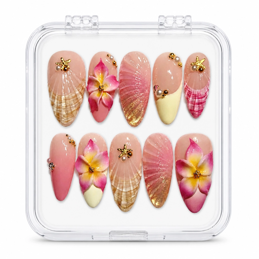 Press-on Nails Wholesale $9.90 Velvet Bloom by Yabe Vietnam