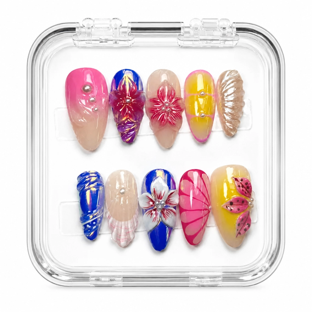 Press-on Nails Wholesale $9.90 Prismatic Luxe by Yabe Vietnam