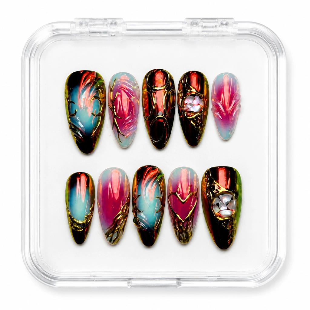 Press-on Nails Wholesale $9.90 Chromatic Luxe by Yabe Vietnam