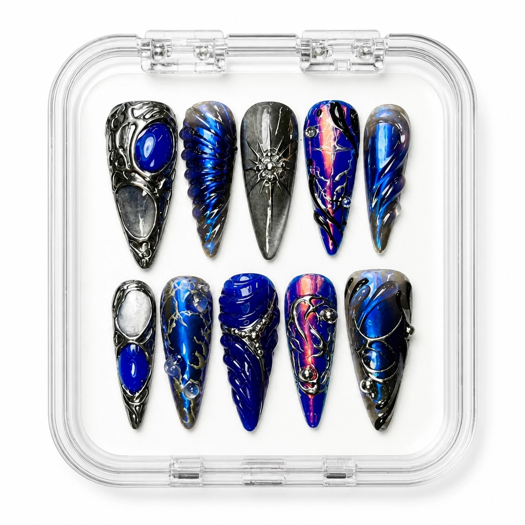 Press-on Nails Wholesale $9.90 Celestial Chic by Yabe Vietnam
