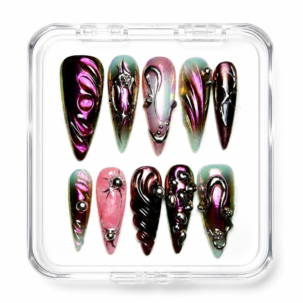 Press-on Nails Wholesale $9.90 Chromatic Luxe by Yabe Vietnam