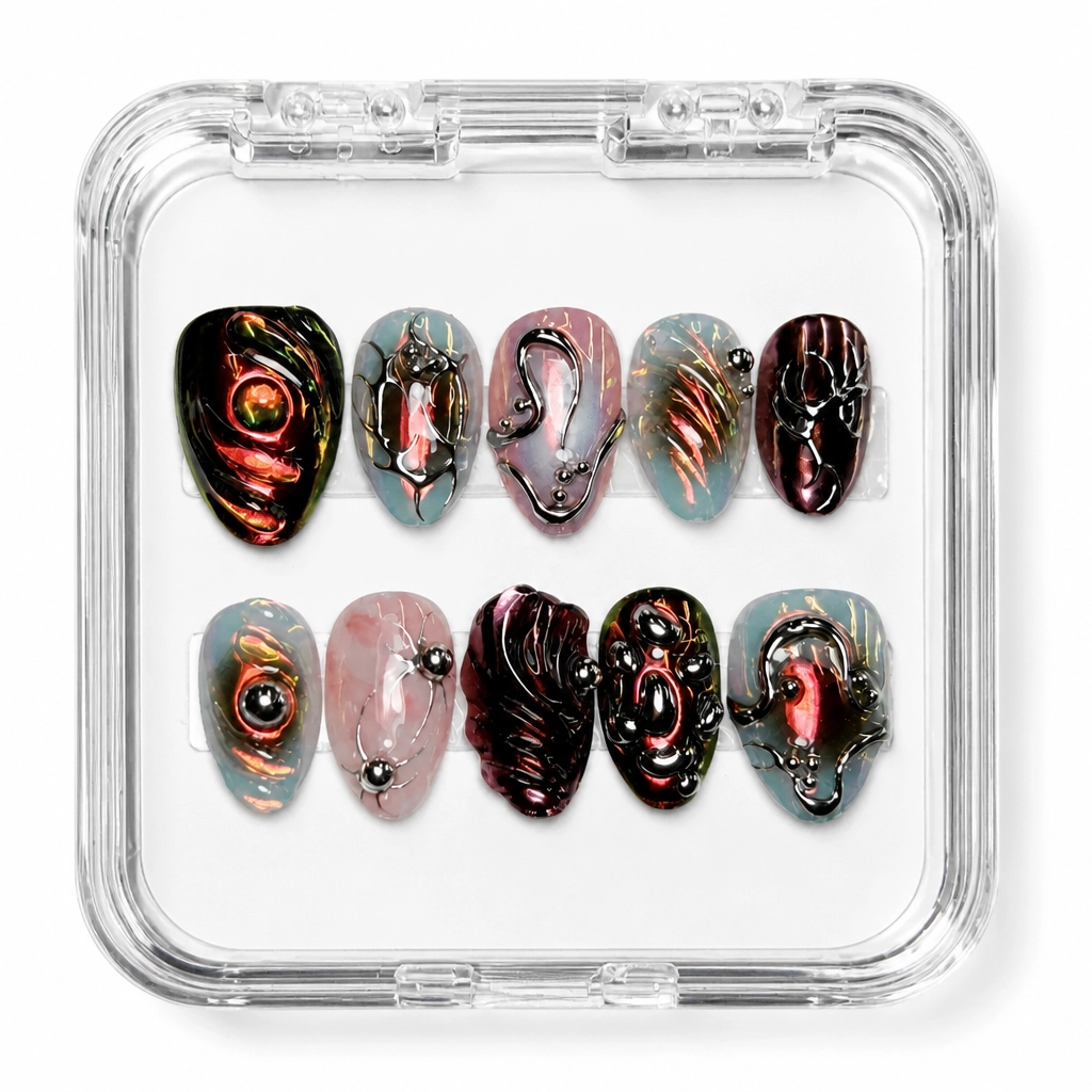 Press-on Nails Wholesale $9.90 Aurora Allure by Yabe Vietnam