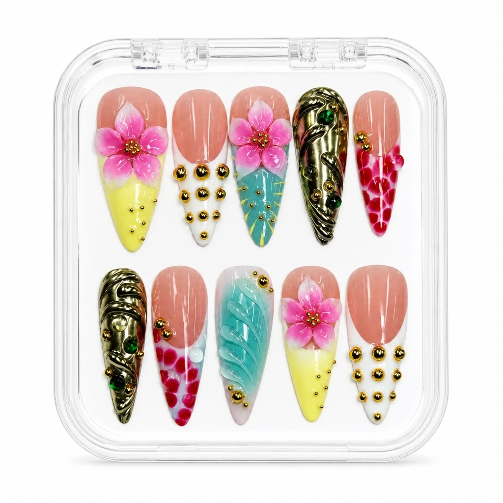 Press-on Nails Wholesale $9.90 Chic Luxe Stiletto by Yabe Vietnam
