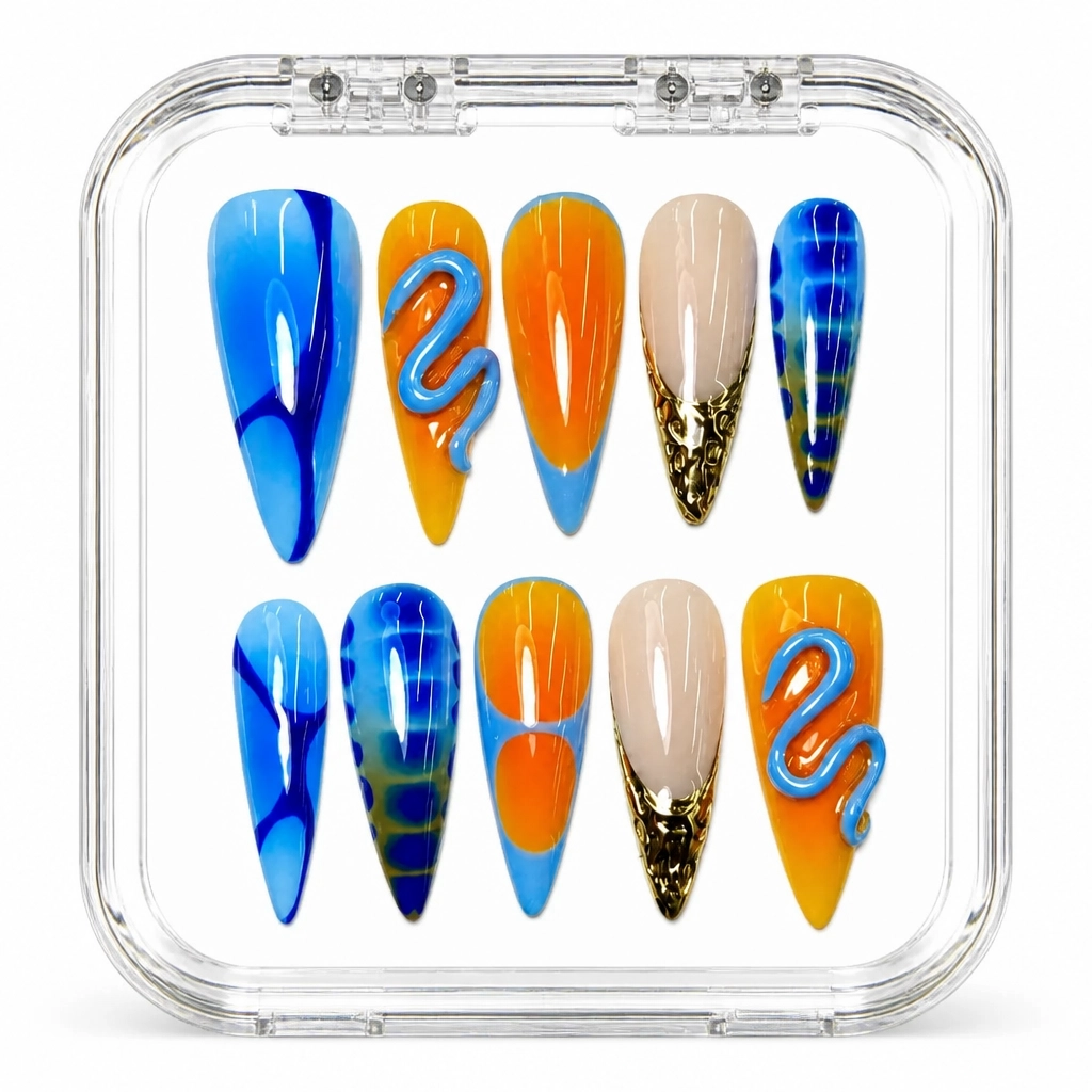 Press-on Nails Wholesale $9.90 Retro Gradient Luxe by Yabe Vietnam
