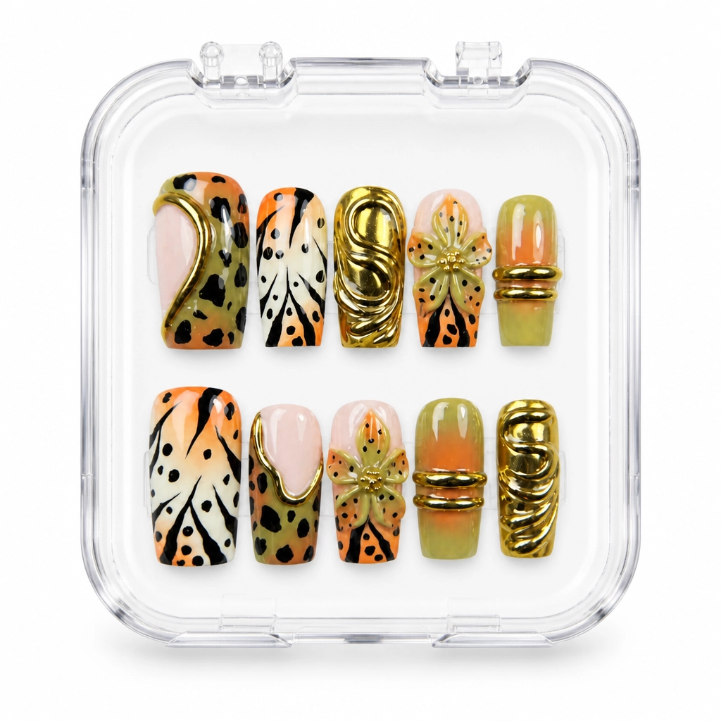 Press-on Nails Wholesale $9.90 Savanna Luxe by Yabe Vietnam