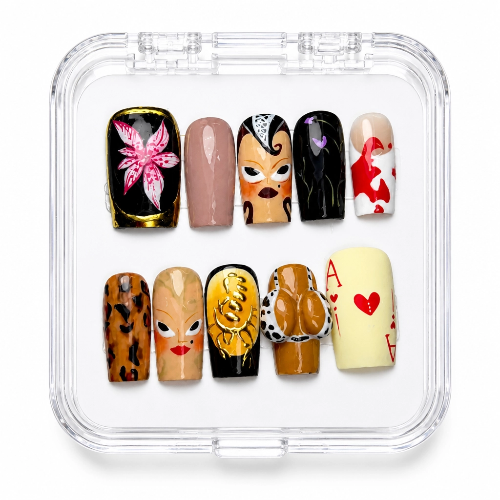 Press-on Nails Wholesale $9.90 Cruella Chic by Yabe Vietnam