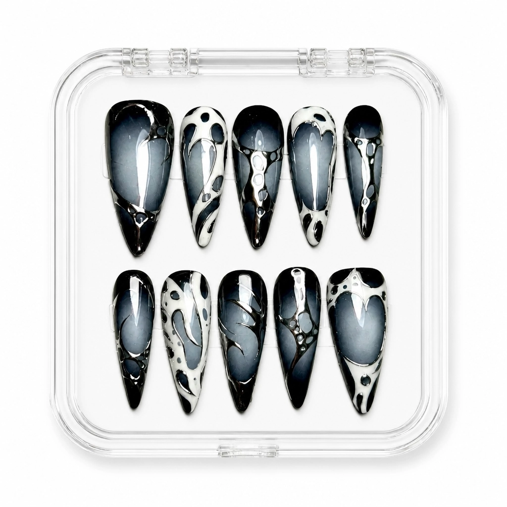 Press-on Nails Wholesale $9.90 Cyber Gothic Chrome by Yabe Vietnam