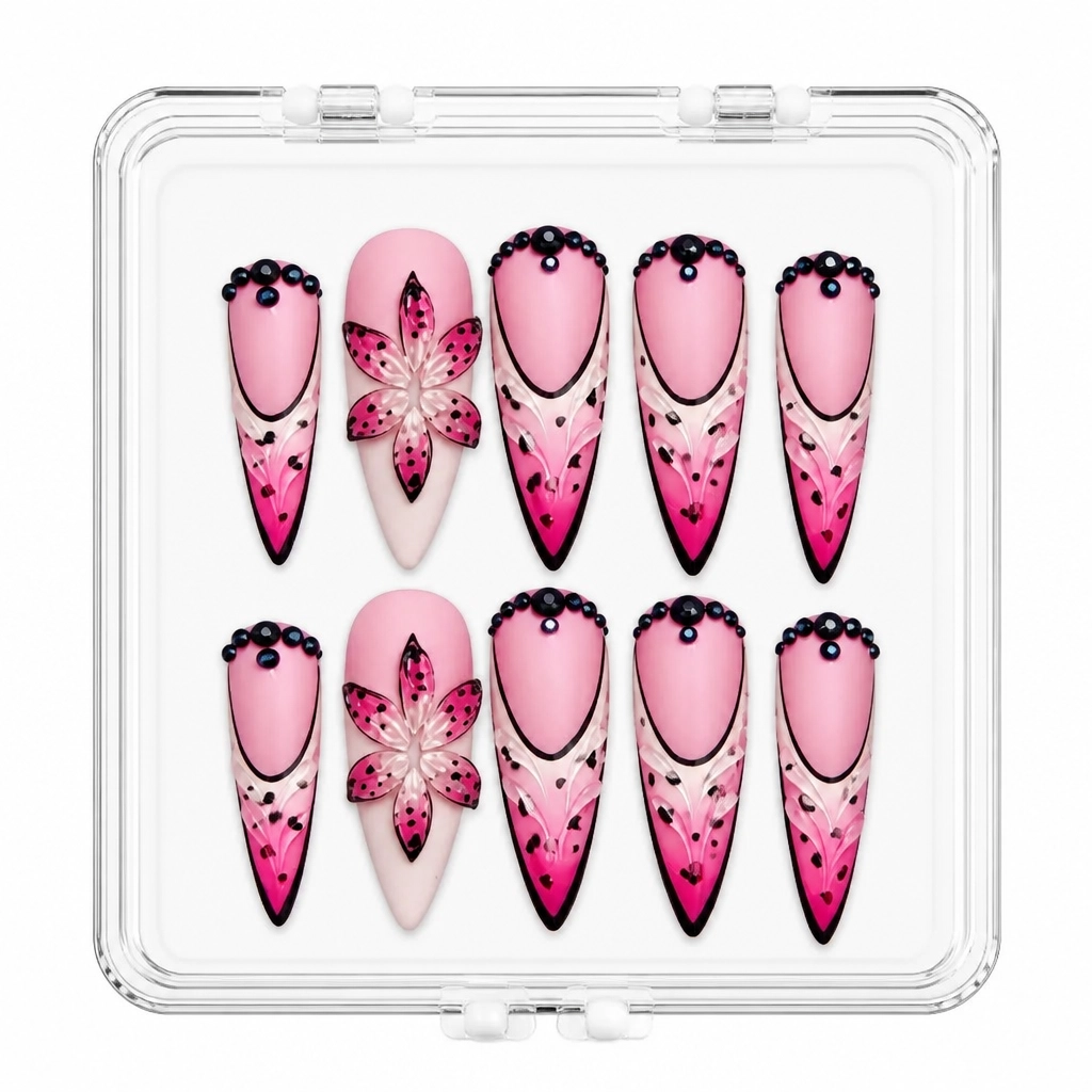 Press-on Nails Wholesale $9.90 Rose Gold Aura by Yabe Vietnam