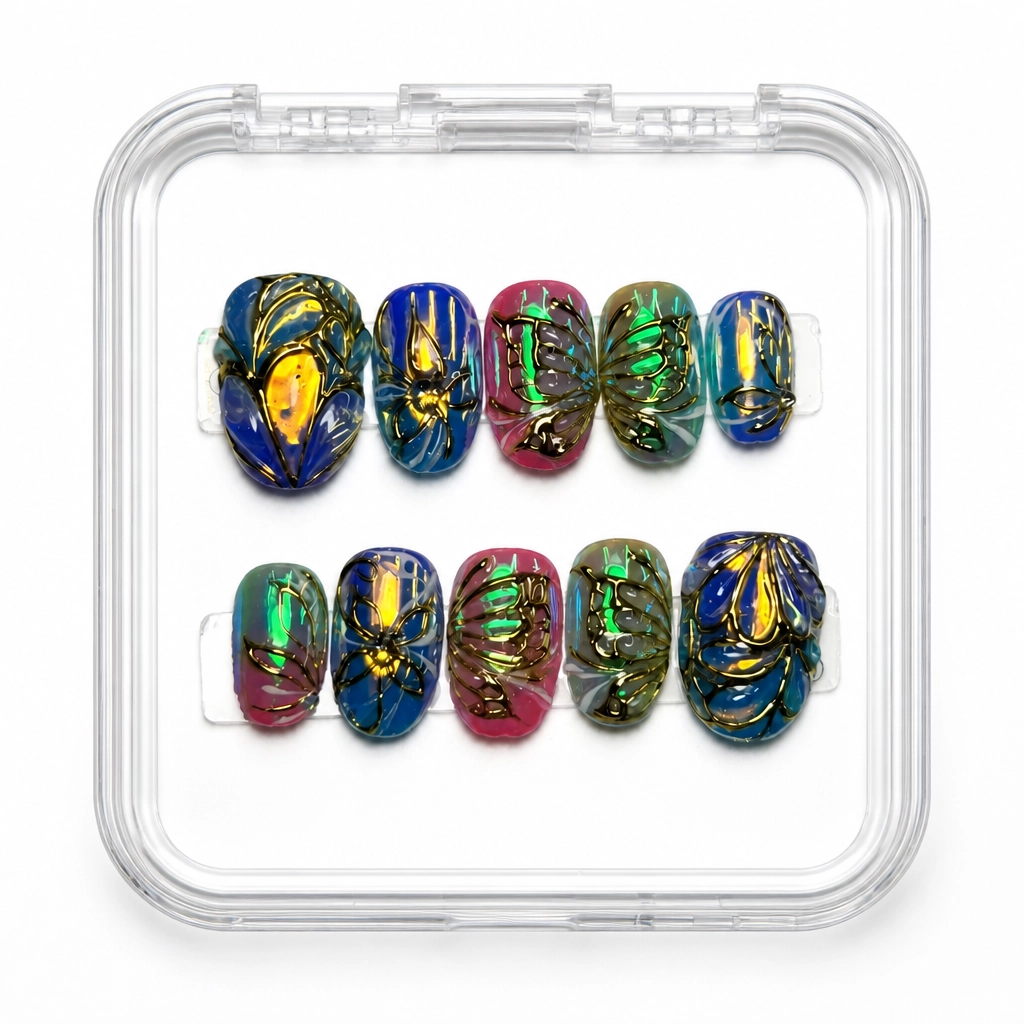 Press-on Nails Wholesale $9.90 Onyx Noir by Yabe Vietnam