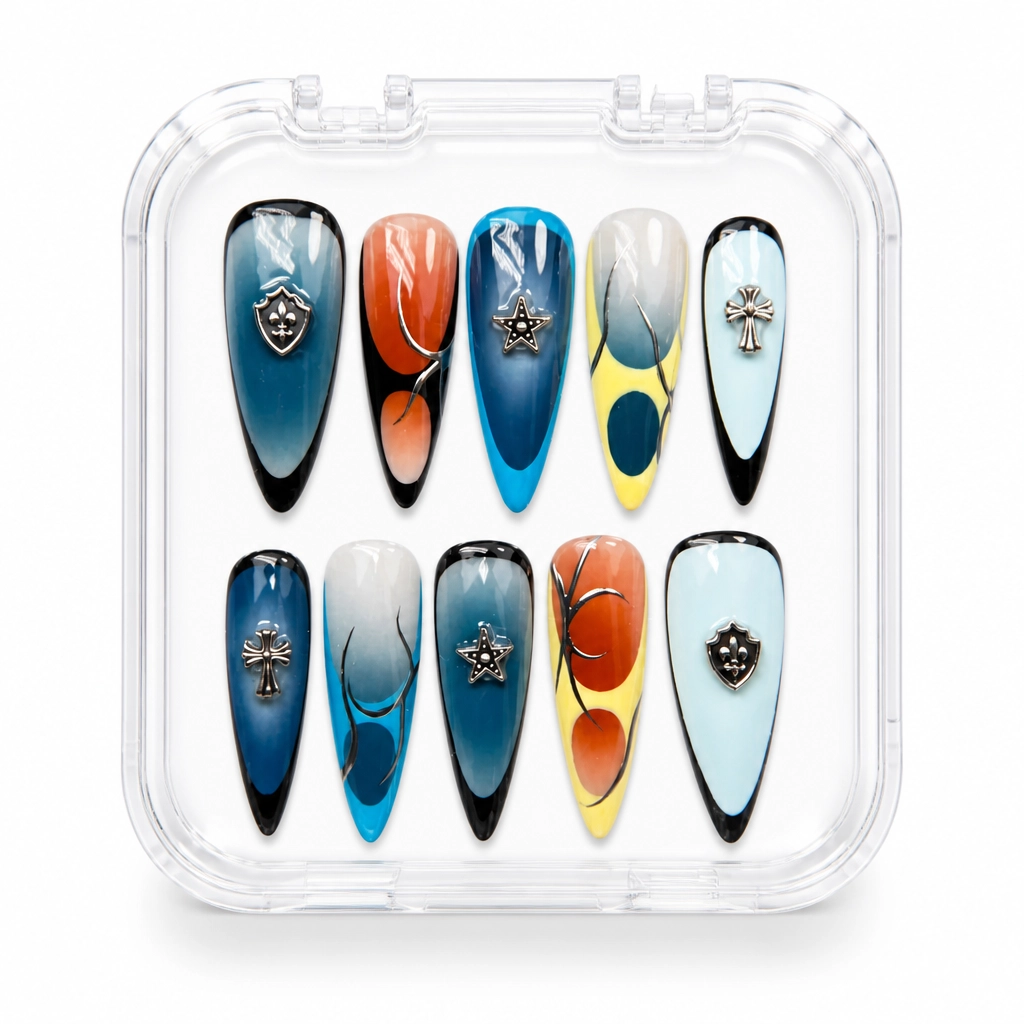 Press-on Nails Wholesale $9.90 Celestial Armor by Yabe Vietnam