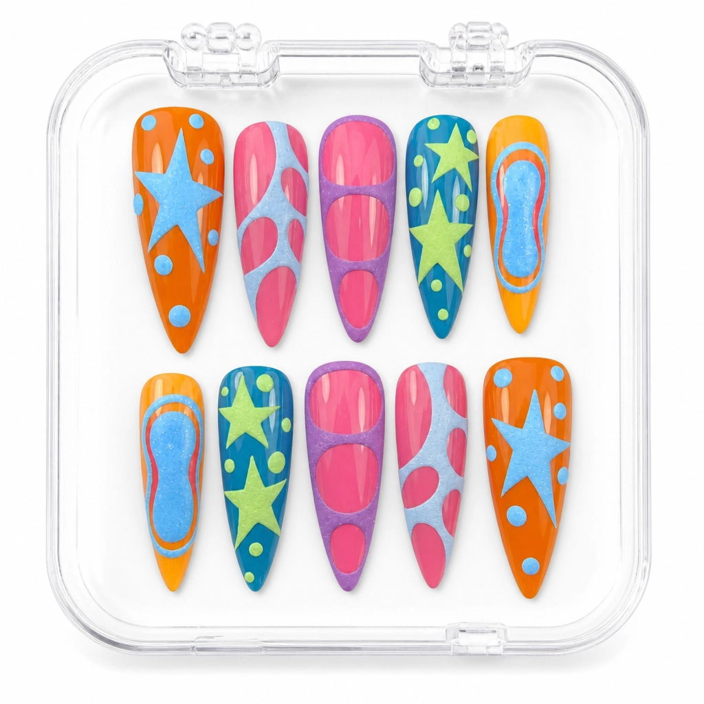 Press-on Nails Wholesale $9.90 Starburst Dream by Yabe Vietnam