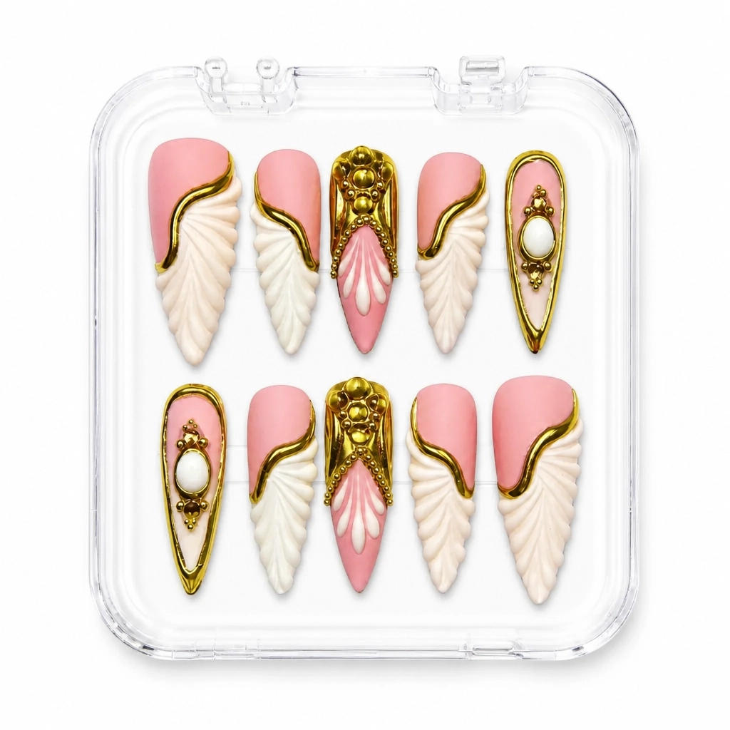 Press-on Nails Wholesale $9.90 Celestial Grace by Yabe Vietnam