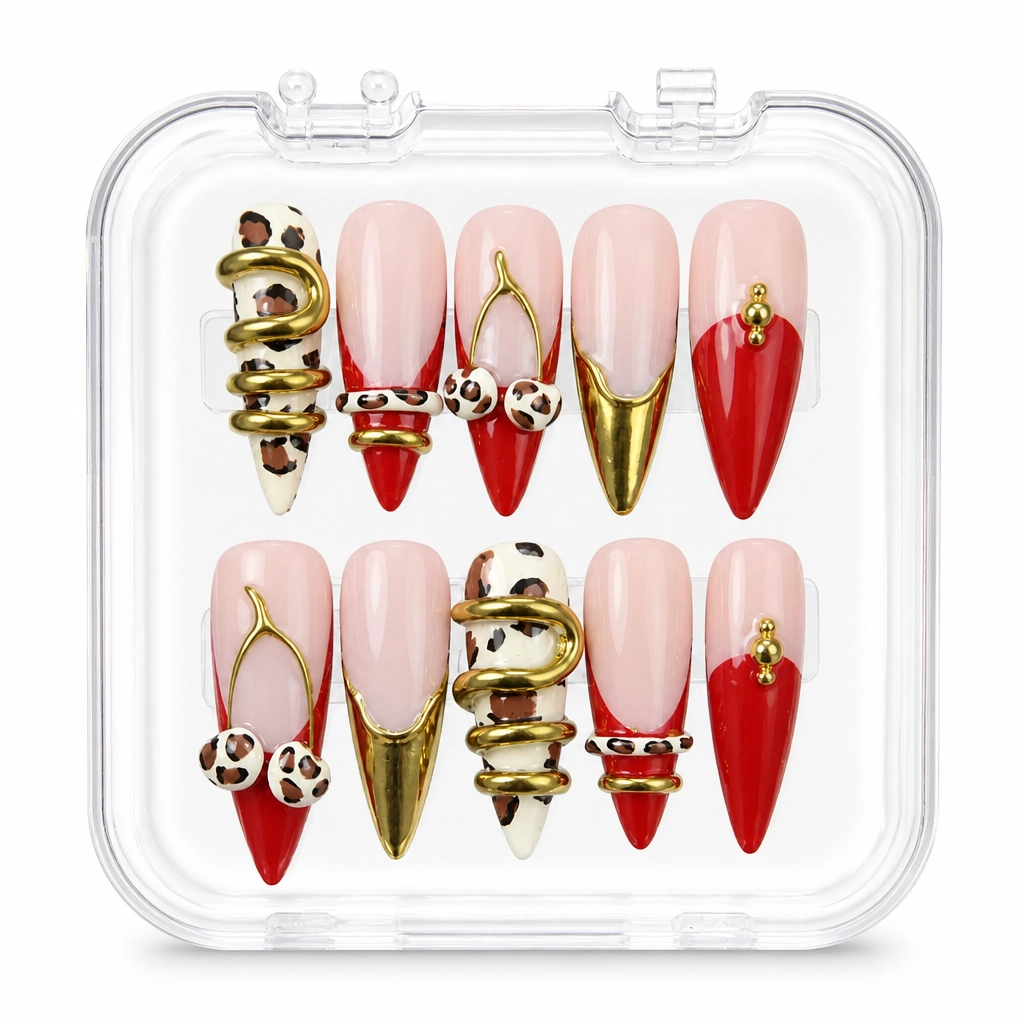 Press-on Nails Wholesale $9.90 Serpent Glamour by Yabe Vietnam