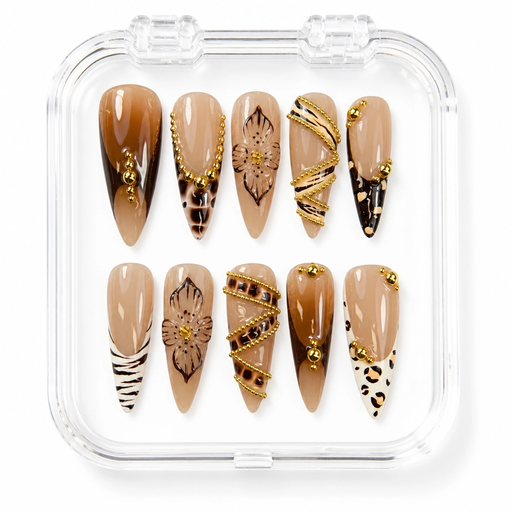 Press-on Nails Wholesale $9.90 Savannah Chic by Yabe Vietnam