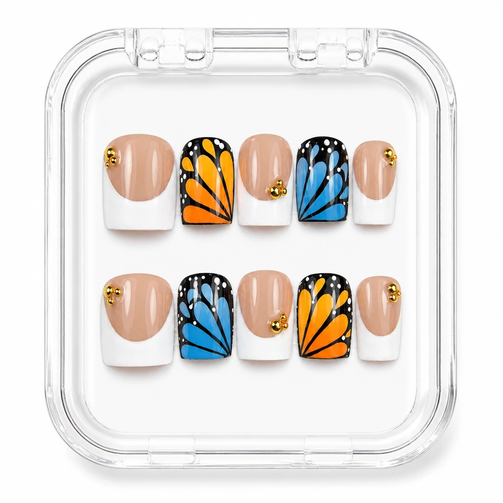 Press-on Nails Wholesale $9.90 Butterfly Dreams by Yabe Vietnam