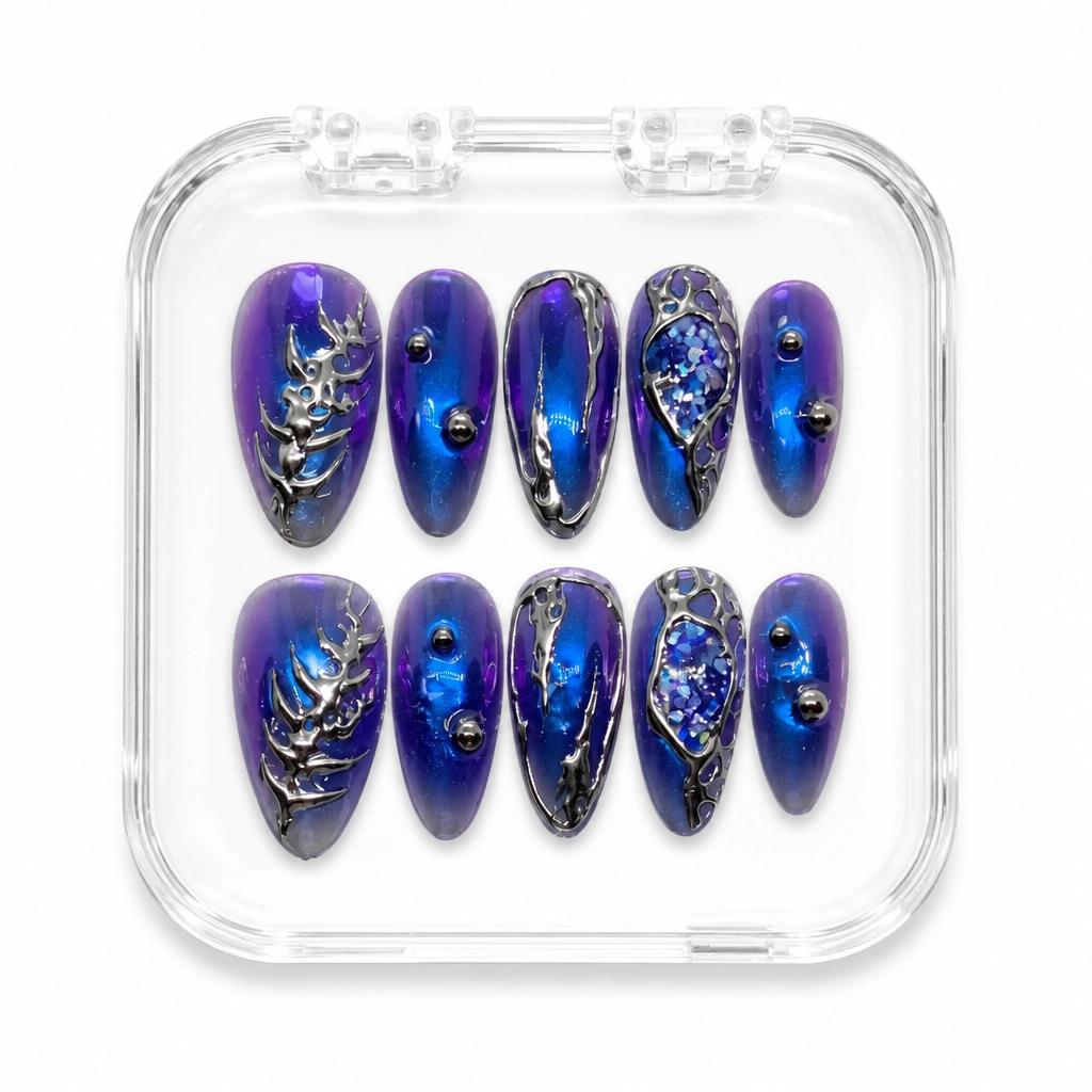 Press-on Nails Wholesale $9.90 Nebula Mirage by Yabe Vietnam