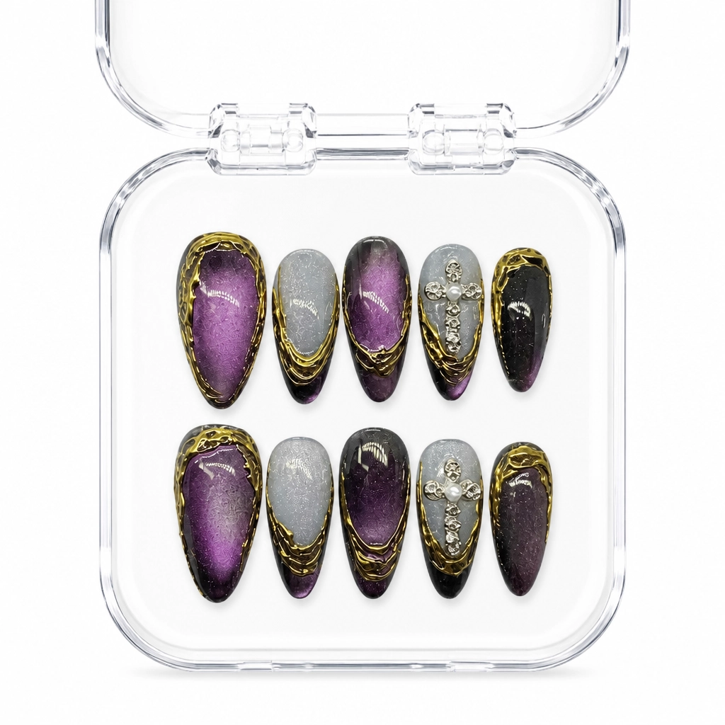 Press-on Nails Wholesale $9.90 Royal Elegance by Yabe Vietnam