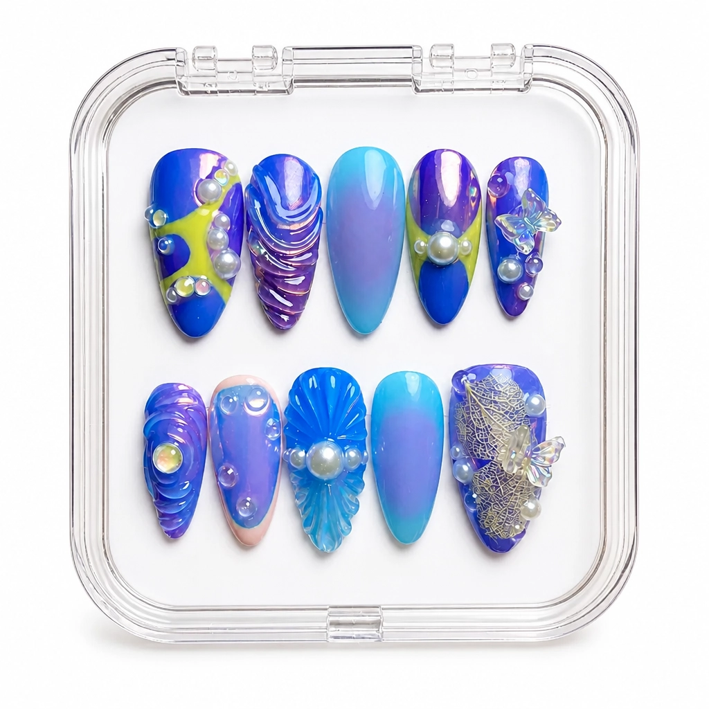 Press-on Nails Wholesale $9.90 Celestial Rhapsody by Yabe Vietnam