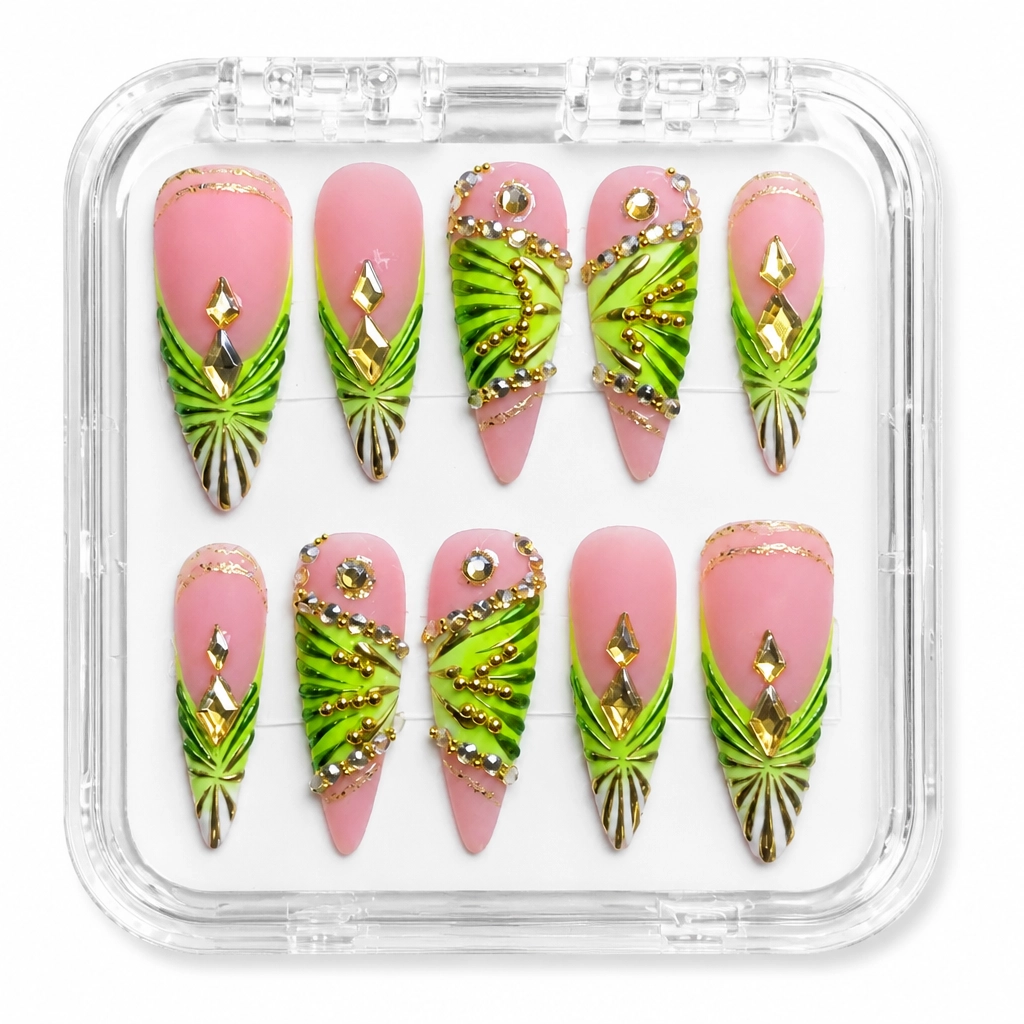 Press-on Nails Wholesale $9.90 Jungle Luxe by Yabe Vietnam