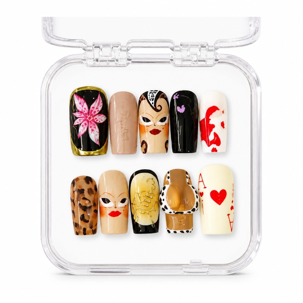 Press-on Nails Wholesale $9.90 Botanical Luxe by Yabe Vietnam