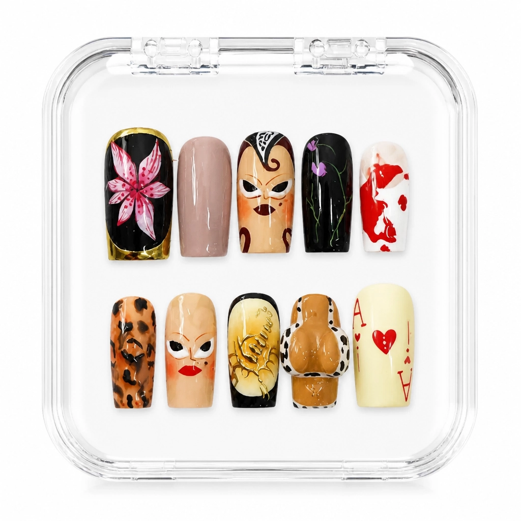 Press-on Nails Wholesale $9.90 Luxe Wildheart by Yabe Vietnam