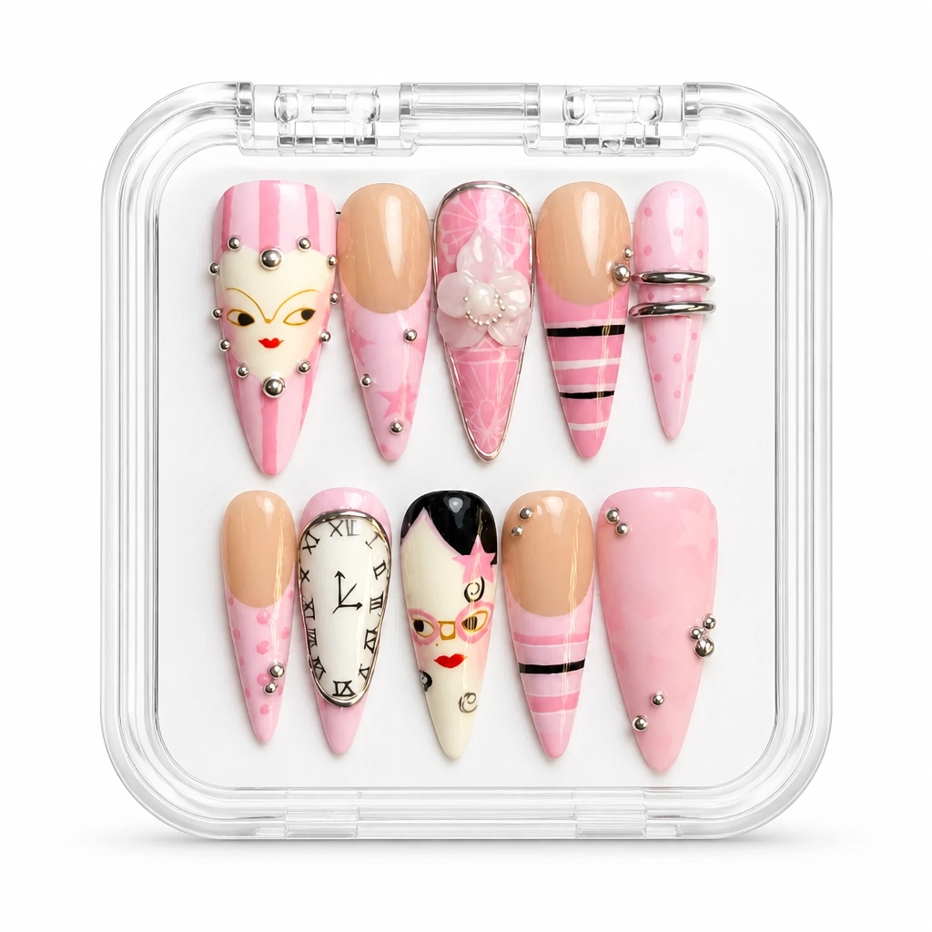 Press-on Nails Wholesale $9.90 Celestial Charm by Yabe Vietnam