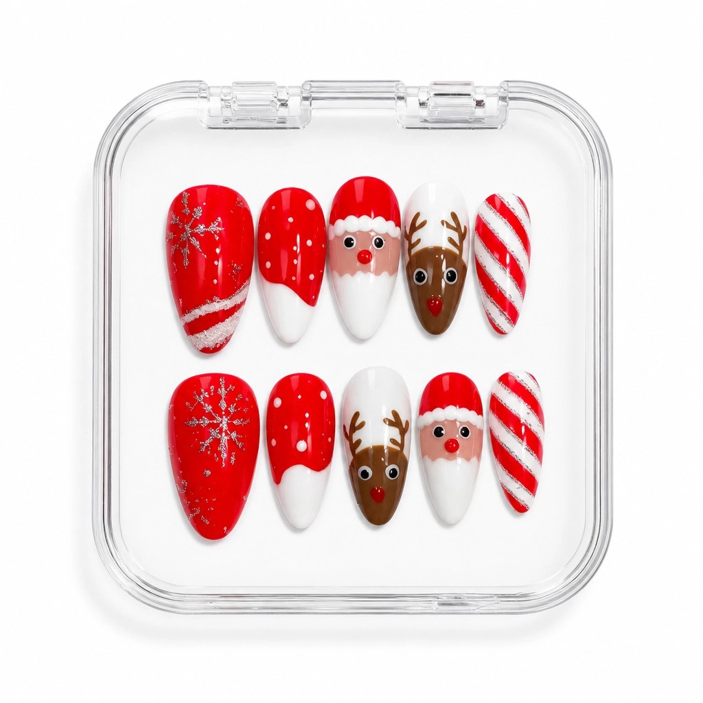 Press-on Nails Wholesale $9.90 Festive Whimsy by Yabe Vietnam