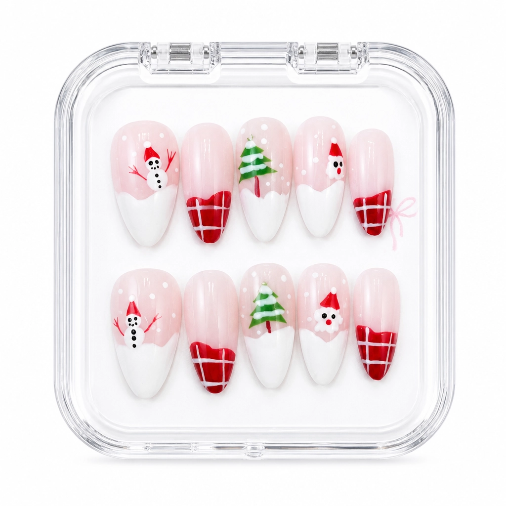 Press-on Nails Wholesale $9.90 Holiday Delight by Yabe Vietnam