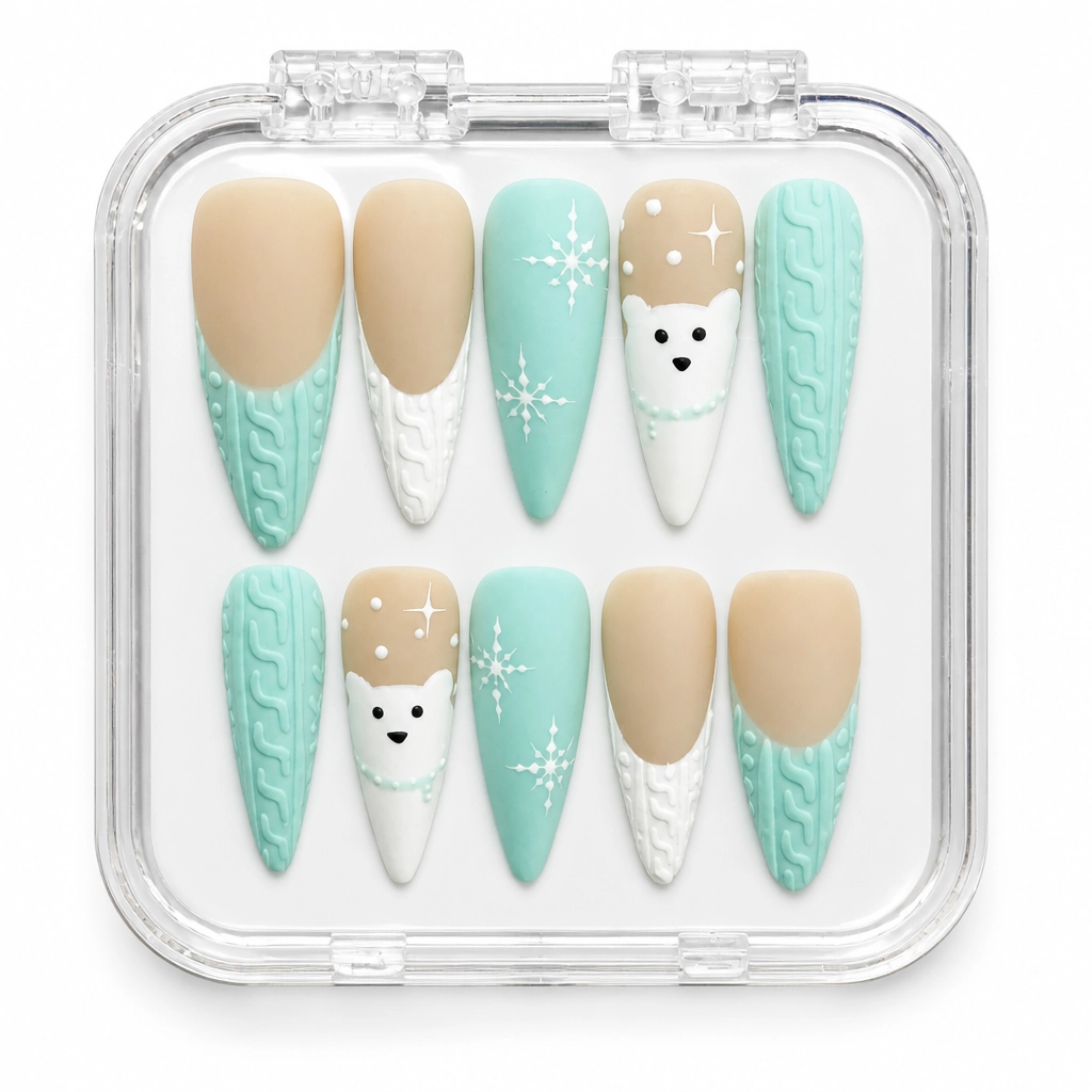 Press-on Nails Wholesale $9.90 Minty Whisper by Yabe Vietnam